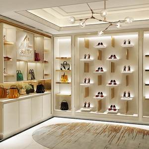 定制鞋店箱包直播間背景展柜電商展廳產品展示柜商品陳列柜展示架